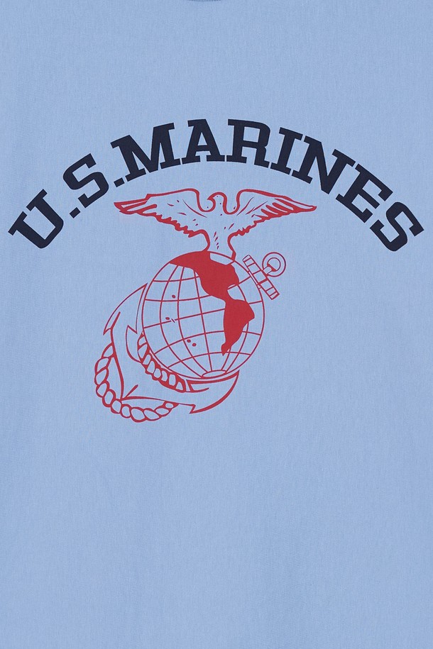 UNION BALANT - 반팔티셔츠 - U.S Marines t-shirts skyblue