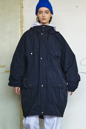 mountain long jacket navy