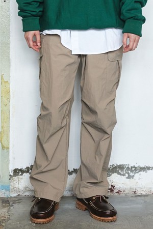 nylon stopper pants camel