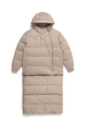 포틀랜드 캠핑 롱 다운 Beige