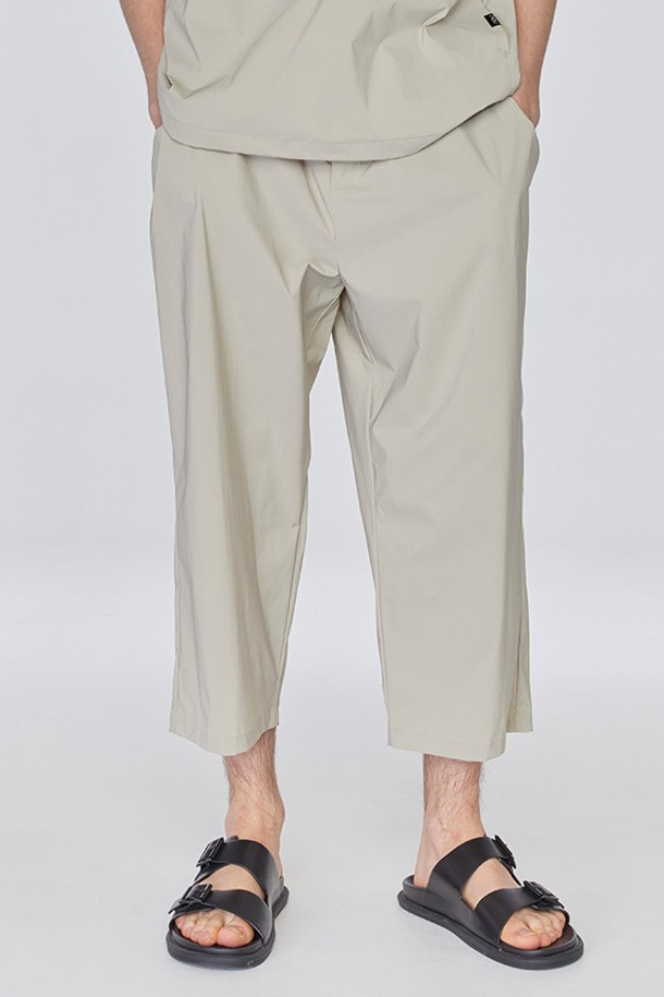 nau - 캐주얼팬츠 - 네오 쿨 8부팬츠 Light Khaki Beige
