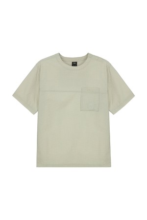 컴포트 시어서커 반팔 티셔츠 Light Khaki Beige