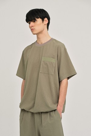 시어서커 반팔 티셔츠 3 Light Khaki