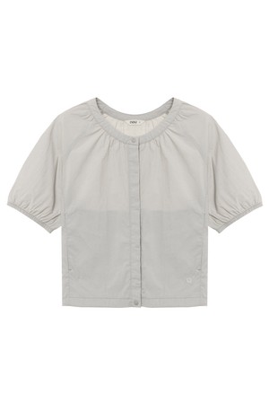 W 워케이션 볼륨 반팔 셔츠 Light Gray