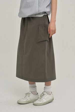 W 액트에어 스커트 M Khaki