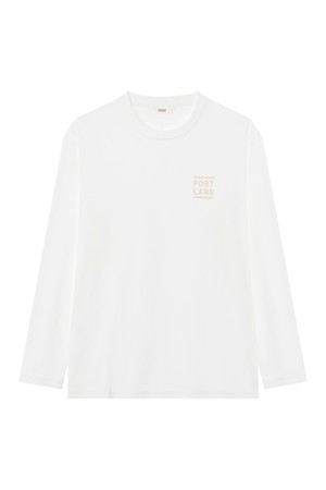 포틀랜드 롱슬리브 티셔츠 O.White