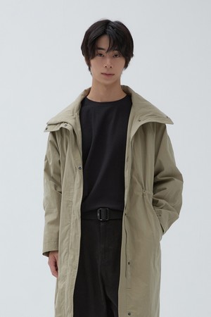 W 어센틱 야상 코트 Light Khaki Beige