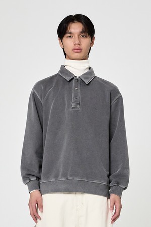 가먼트다잉 워케이션 스웻 맨투맨 Dark Gray