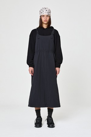 W 코지 패딩 원피스 Black