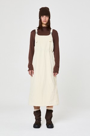 W 코지 패딩 원피스 Light Beige