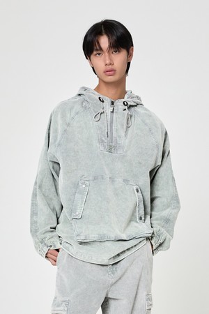 가먼트다잉 코듀로이 아노락 Light Gray
