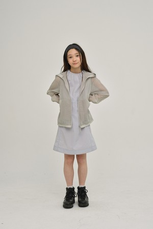 KIDS 프리텍션 후드 자켓 Light Gray
