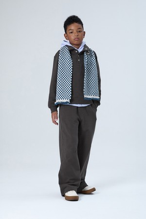 KIDS 워케이션 스웻 팬츠 Charcoal Brown
