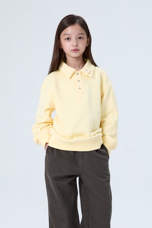 KIDS 워케이션 스웻 맨투맨 Lemon