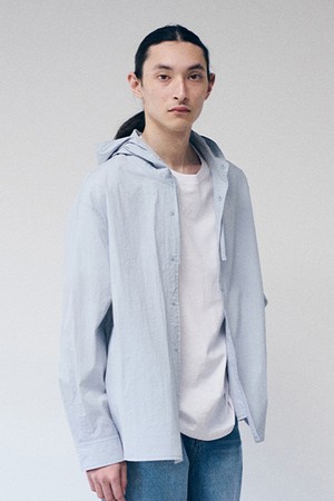 에어로쉘 후드 셔츠 Light Blue