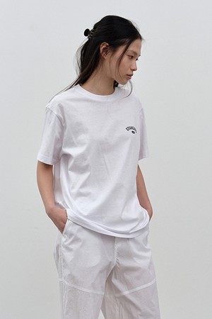 그래픽 반팔 티셔츠 White