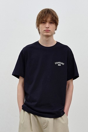 그래픽 반팔 티셔츠 Navy