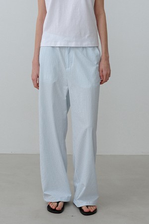 시어서커 이지 팬츠 Light Blue