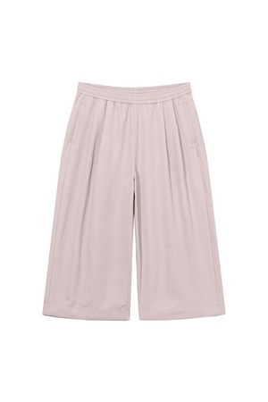 W 시어서커 8부 와이드 팬츠 Rose Pink