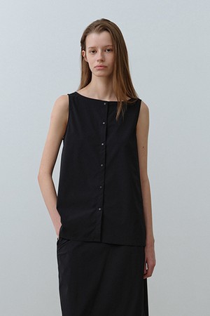 W 네오쿨 베스트 탑 Black