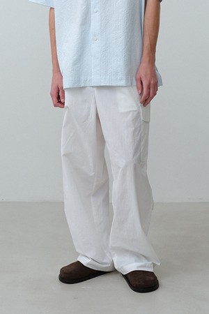 뱀부에어 카고 팬츠 White