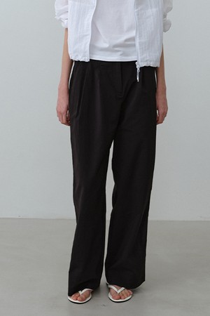 W 뱀부에어 팬츠 Black