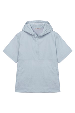 에어로쉘 반팔 후드 아노락 Light Blue