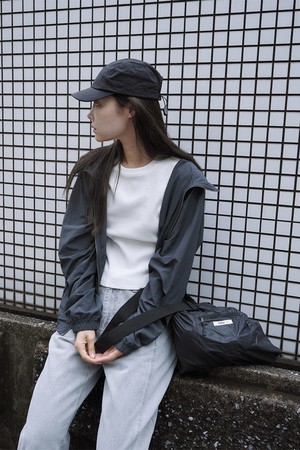 W 골지 반팔 티셔츠 White