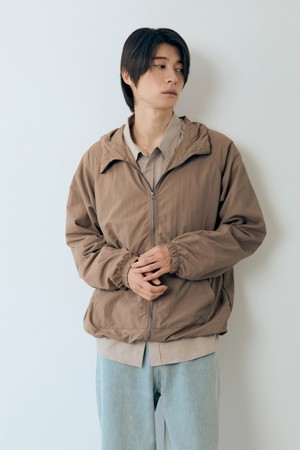 윈드쉘 후드 자켓 Dark Brown