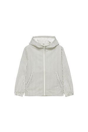 KIDS 시어서커 후디 자켓 Almond