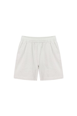 KIDS 페블 시어서커 하프 팬츠 Warm Gray