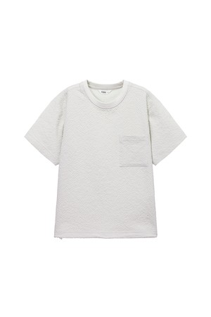 KIDS 페블 시어서커 반팔 티셔츠 Warm Gray