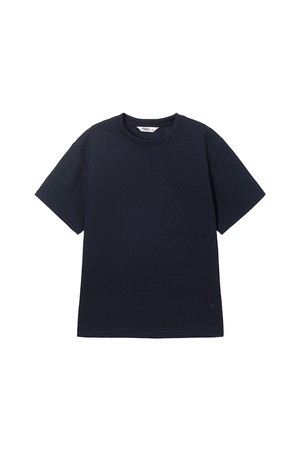 KIDS 페블 시어서커 반팔 티셔츠 Navy