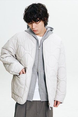 코지 경량 패딩 자켓 Light Gray