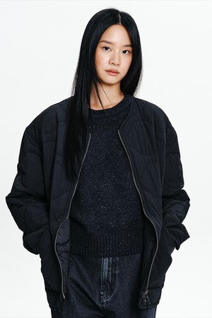 코지 경량 패딩 자켓 Black
