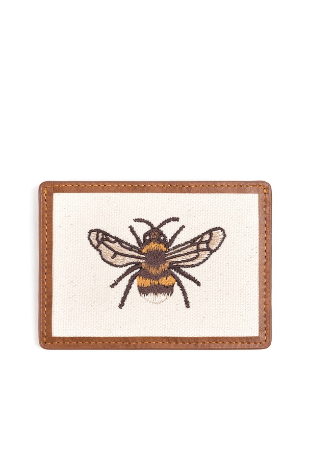 WILD BRICKS - 지갑 - HONEYBEE CARD CASE (brown)