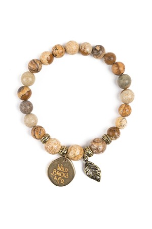 WB GEMSTONE BRACELET (beige)