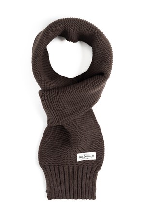 MILITARY KNIT MUFFLER (brown)