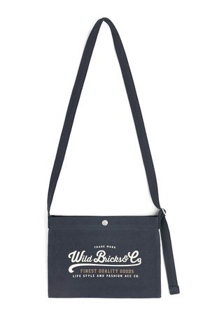 COTTON MINI CROSS BAG (navy)