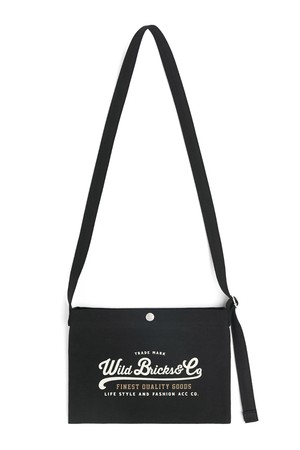 COTTON MINI CROSS BAG (black)