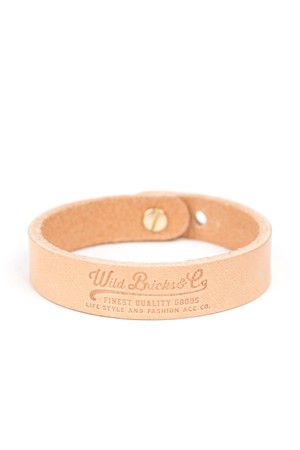 SG WRAP LEATHER BRACELET (beige)