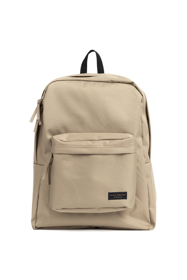 WILD BRICKS - 백팩 - BASIC OLD SCHOOL BACKPACK (beige)