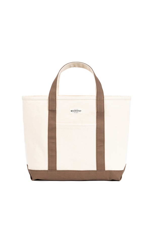 WILD BRICKS - 토트백 - HEAVY CANVAS COAL BAG (beige)