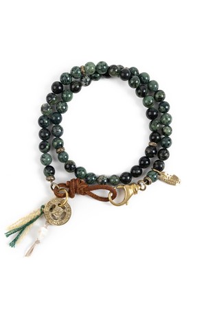 EN GEMSTONE BRACELET (green)