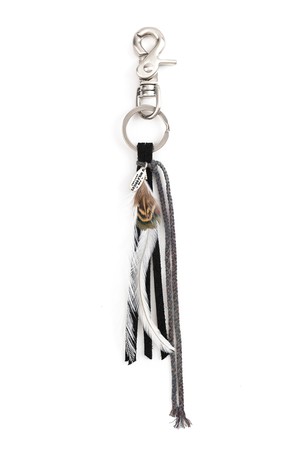 WST SUEDE KEY RING (black)