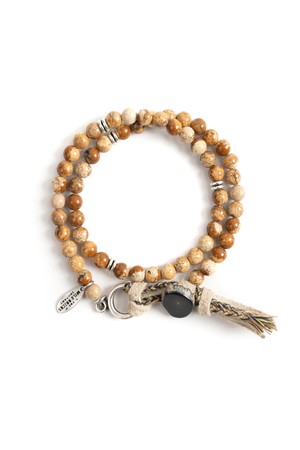 WST GEMSTONE BRACELET (mustard)