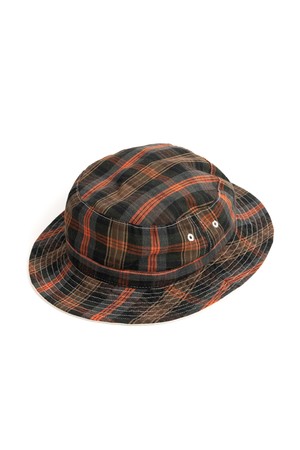 TA CHECK BUCKET HAT (orange)