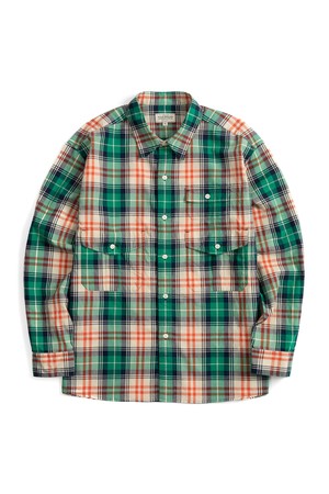 SC THREE-POCKET SCOUT SHIRT (green&orange)