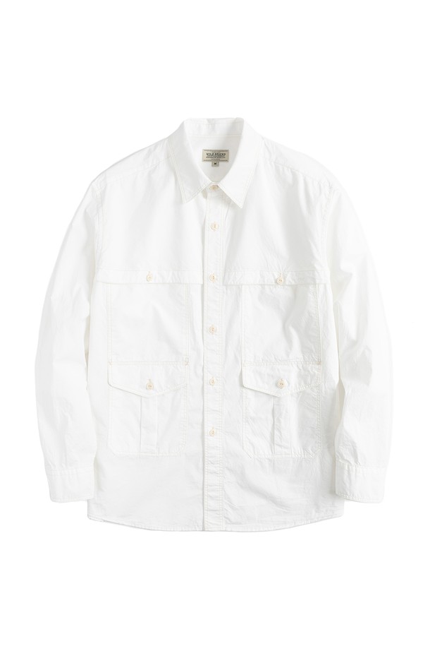 WILD BRICKS - 긴팔셔츠 - LW LOGGER SHIRT (white)