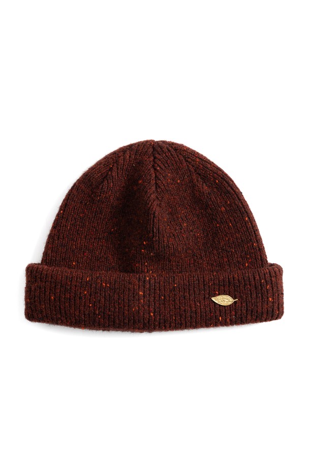 WILD BRICKS - 모자 - NP LEAF WATCH CAP (dark red)